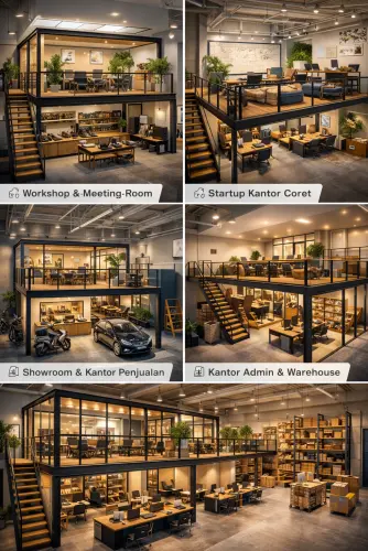 Mezzanine Ruang Kantor di Pasar Rebo
